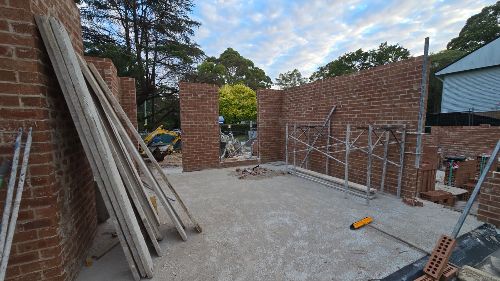 Painting the exterior of a home