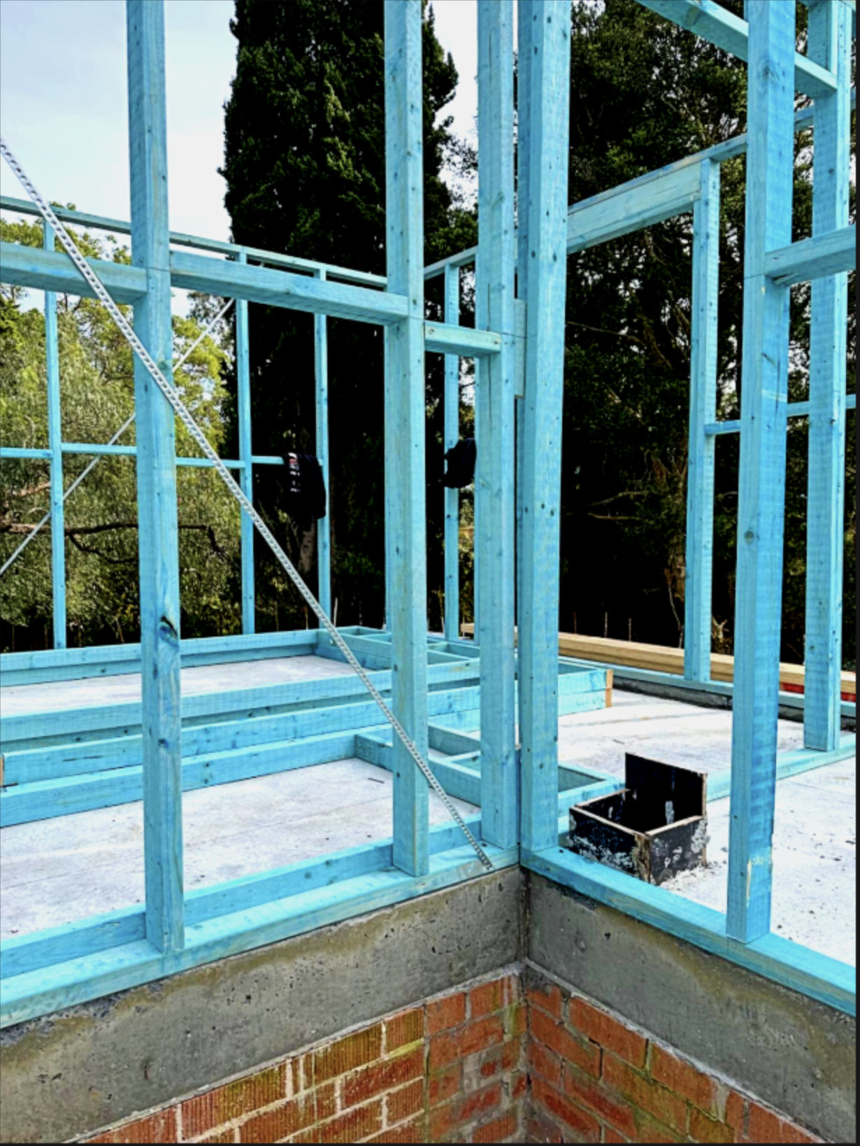 Finishing interior walls